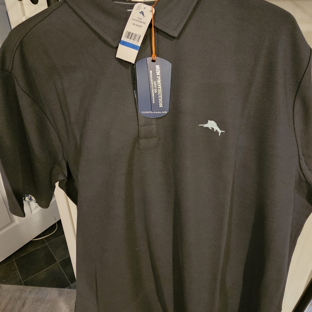 Tommy Bahama Navy Blue Polo XL